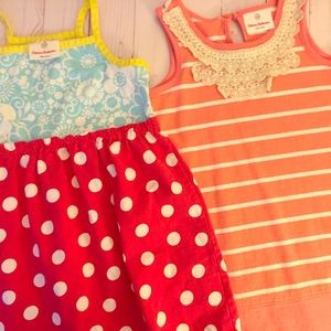 Lot 2 Hanna Andersson summer dresses